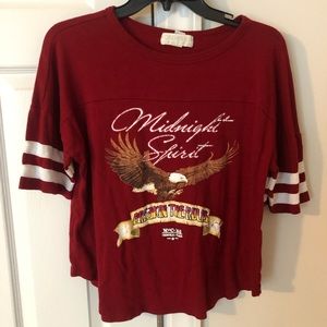 Red Forever 21 Size 0X Graphic Top